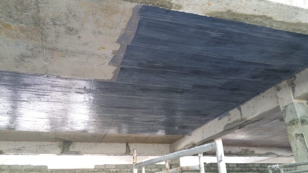 Completed CFRP Strengthening – Beam Soffit