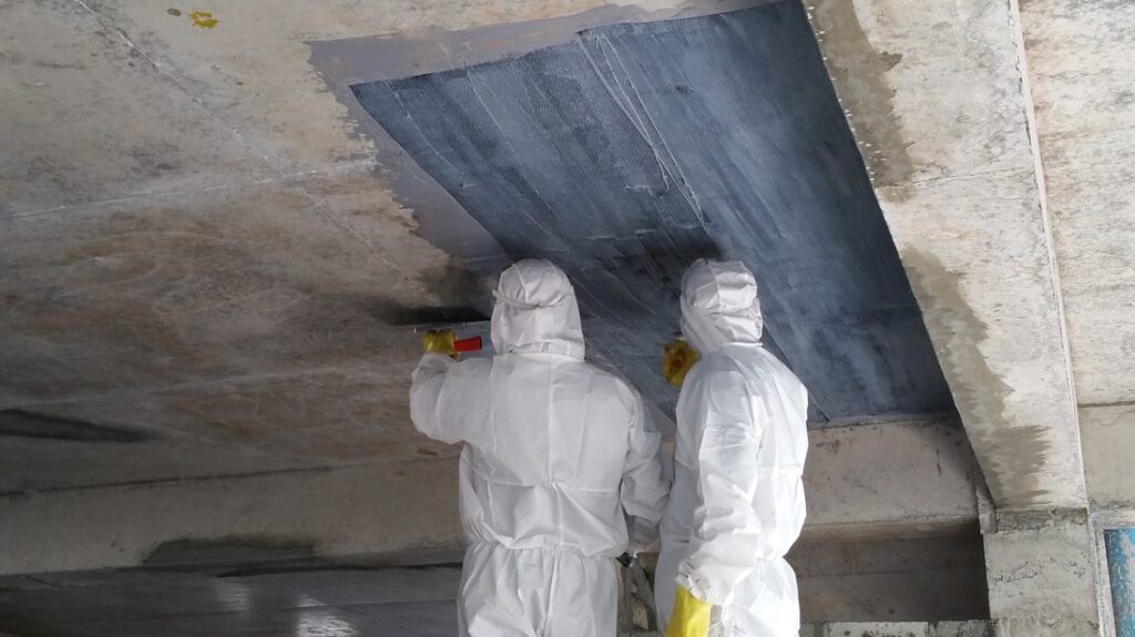 CFRP Fabric Application – Concrete Soffit